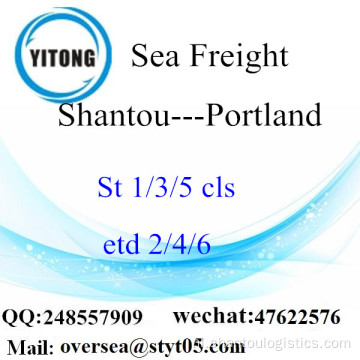 Shantou Port LCL Consolidatie naar Portland